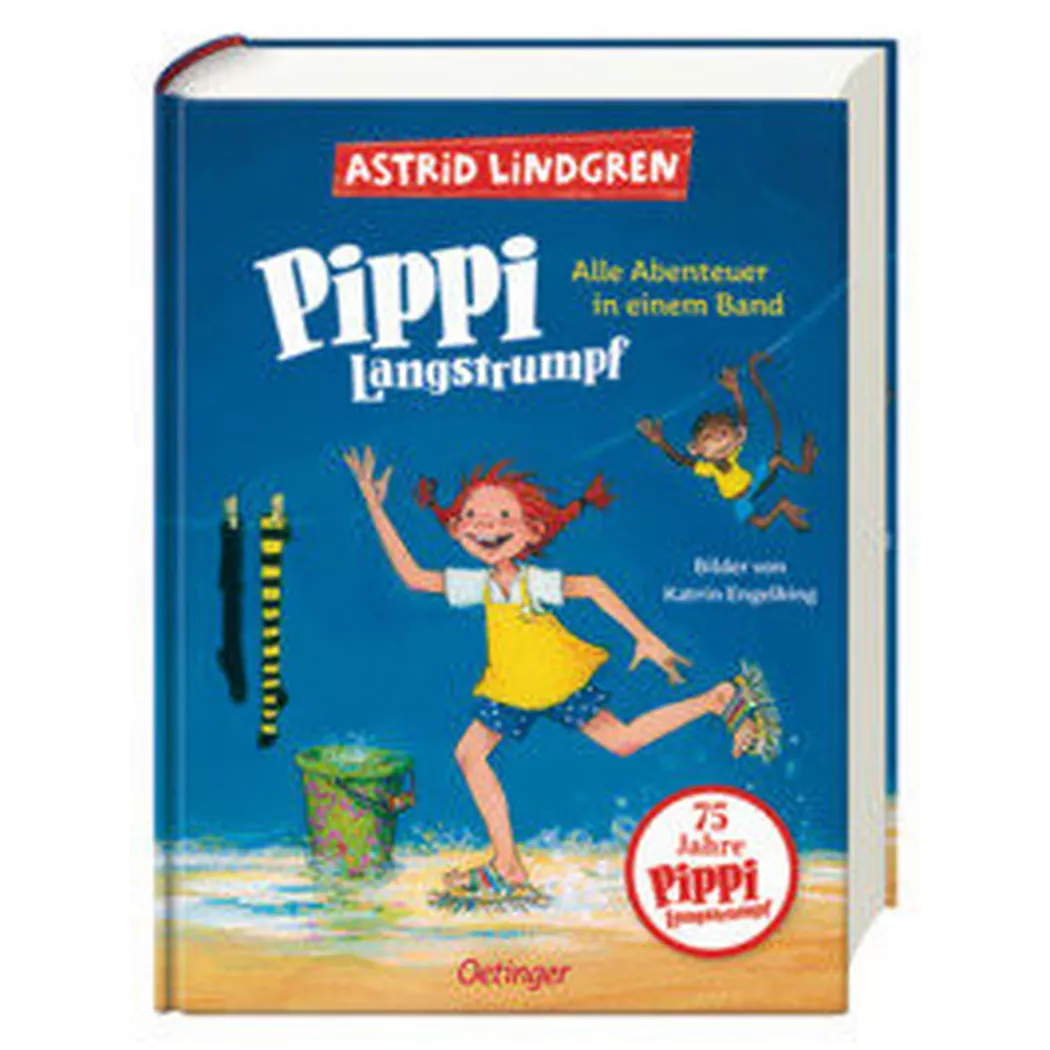 Oetinger Verlag - Pippi Langstrumpf. Alle Abenteuer in einem Band, Lindgren, Astrid; Engelking, Katrin (Illustrationen); Heinig, Cäcilie (Übersetzung)