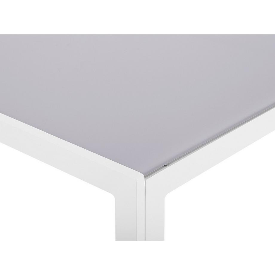 Beliani Tavolo da pranzo da giardino en Vetro temperato Moderno CATANIA  