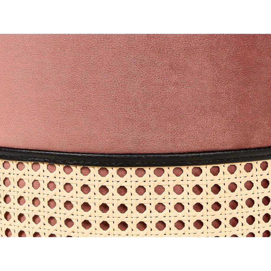 Beliani Pouf en Velours Glamour YANKTON  