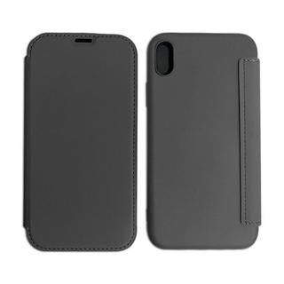 mobileup  FlipCase in Lederoptik iPhone X / XS - Black 