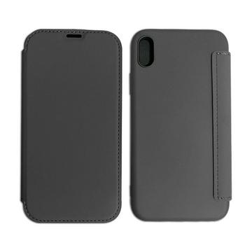 FlipCase in Lederoptik iPhone X / XS - Black