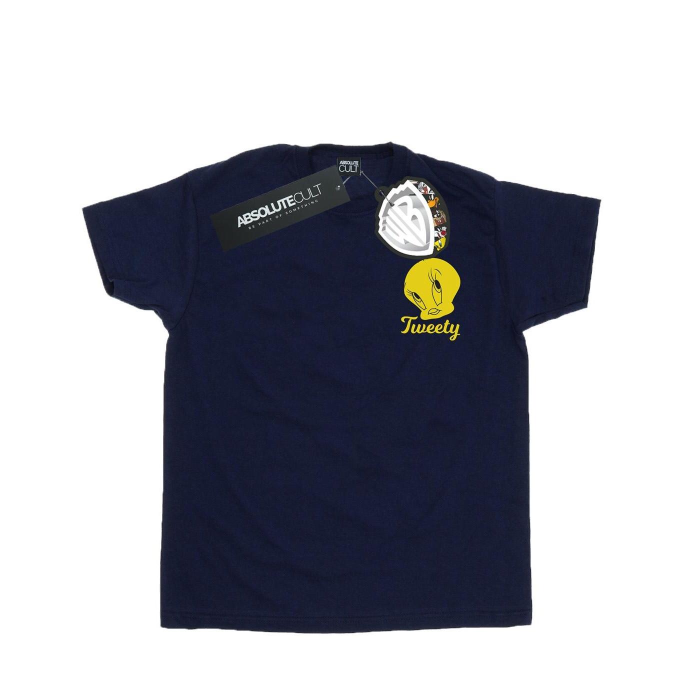 Image of Tweety Pie Head Tshirt Herren Marine XL