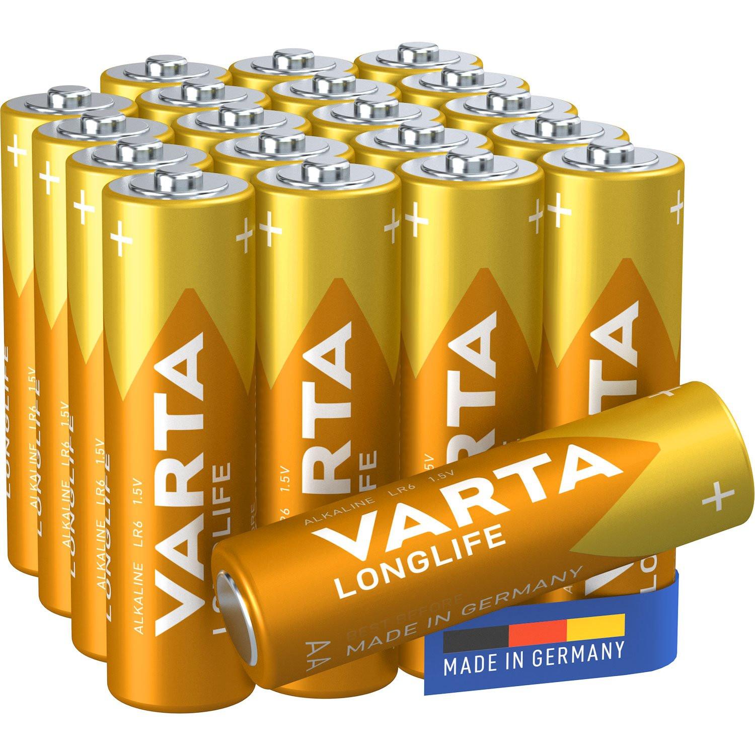 VARTA  Longlife AA / LR06 Batterie 20er-Pack 