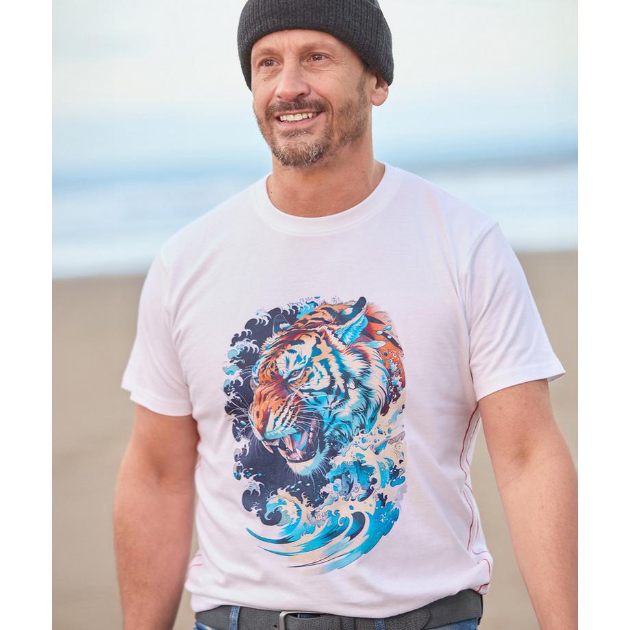 Joe Browns T-Shirt Motif Marin et Tigre  