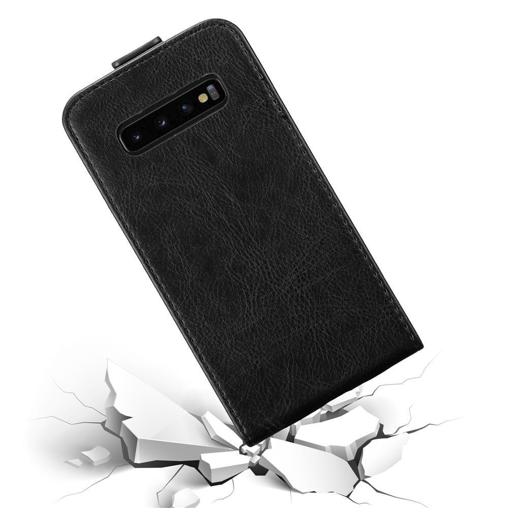 Cadorabo  Housse compatible avec Samsung Galaxy S10 4G - Coque de protection au design flip avec fermeture magnétique 