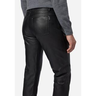 RICANO  Pantaloni in pelle da uomo No. 3 TR Jeans, nello stile classico a 5 tasche, vita regolare. 