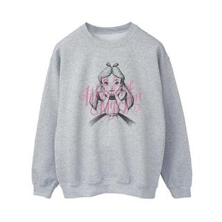 Disney  Alice In Wonderland In A World Of My Own Sweatshirt 