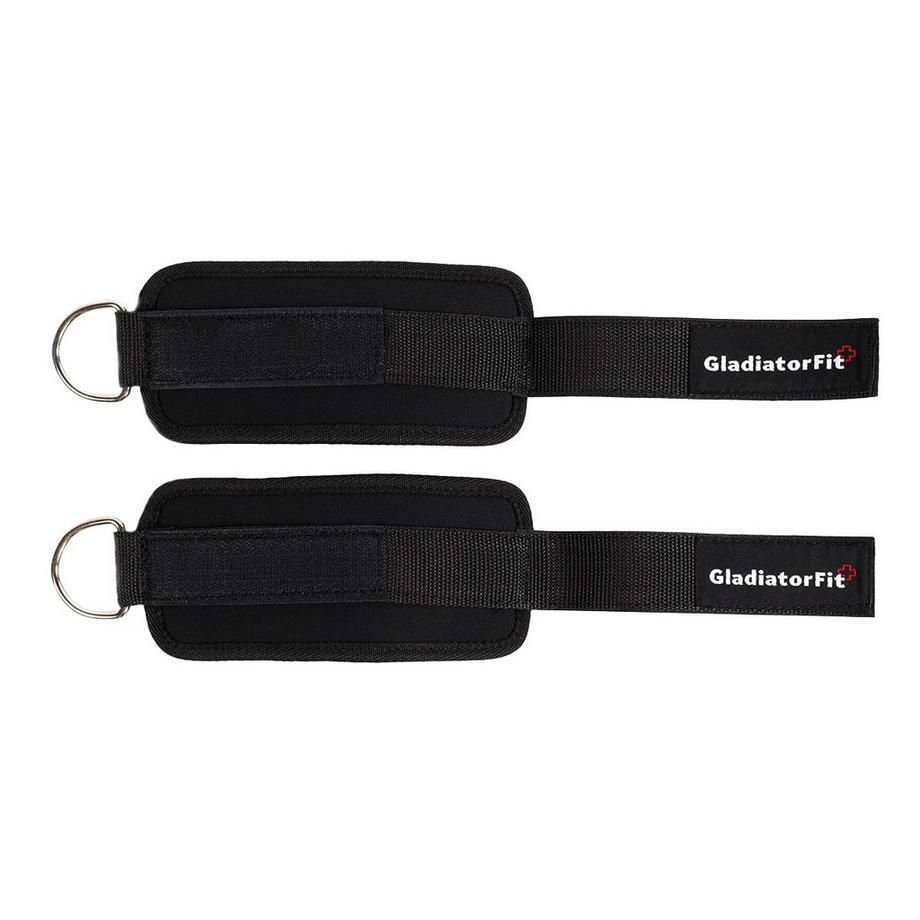 GladiatorFit  Pulling Straps + GladiatorFit Karabinerhaken (2er-Set) 
