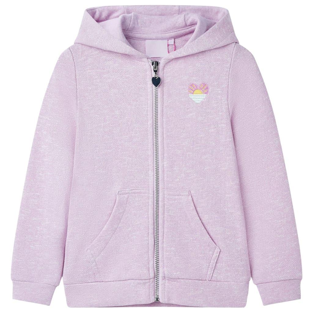 Image of Kinder Kapuzenpullover Unisex Flieder ONE SIZE