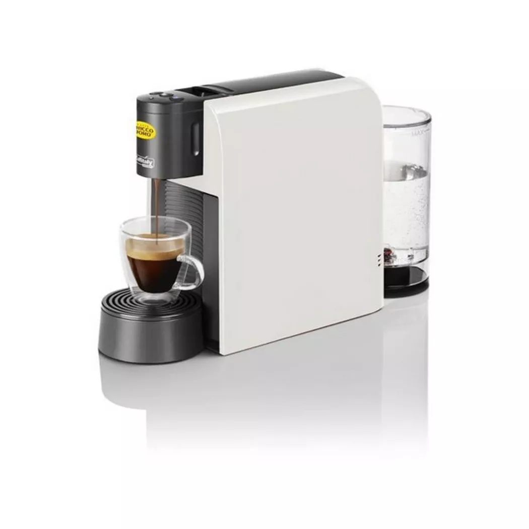 CHICCO D’ORO – Kapselmaschine Caffitaly S33 Maia, Weiss, Weiss