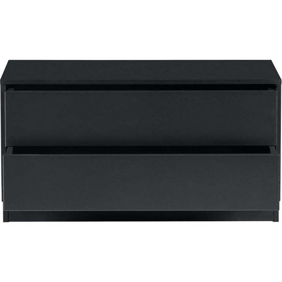 mutoni TV-Möbel Finca Kiefer tiefschwarz 75x40  