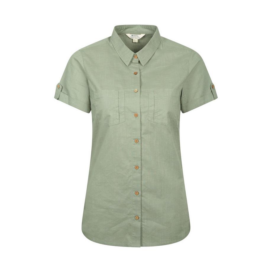 Mountain Warehouse Camicia a Maniche Corte Button Down  