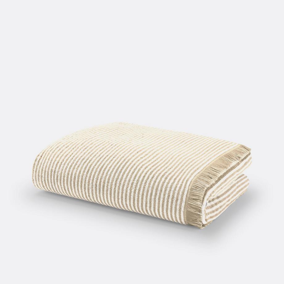 La Redoute Intérieurs Drap de bain éponge rayée Malo  