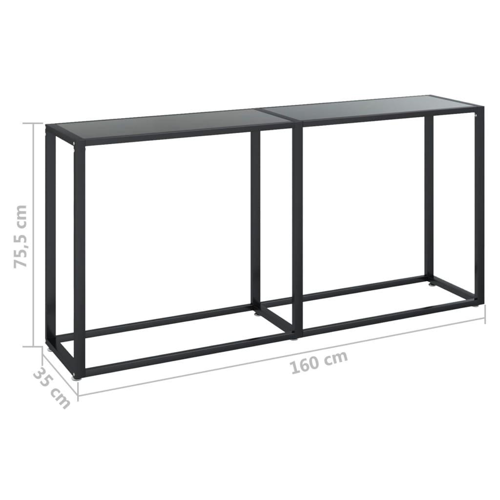 VidaXL Table console verre  