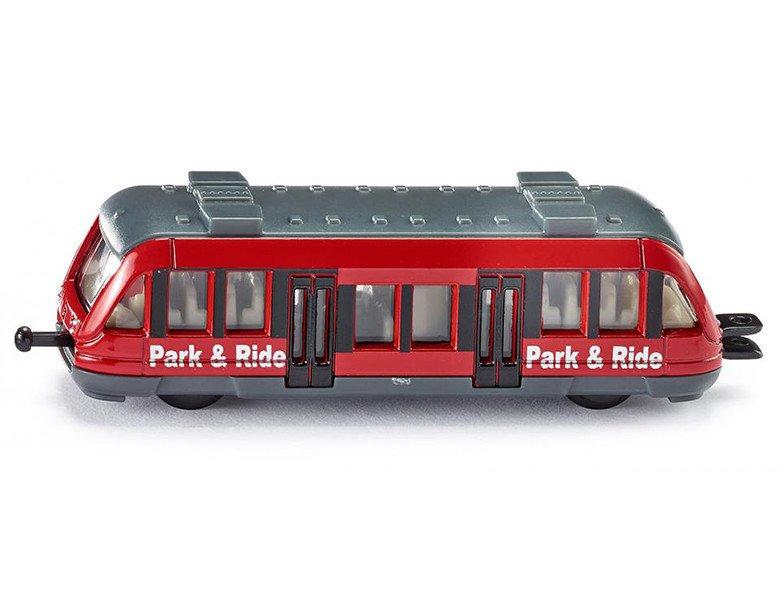 Image of 1013, Nahverkehrszug, Metall/Kunststoff, Rot, Standard--Eisenbahnkupplungen zum Verbinden mit anderen Zügen