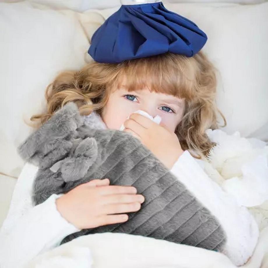 Ruhhy  Wärmflasche aus Gummi im Bezug 2000ml Ruhhy 19806 