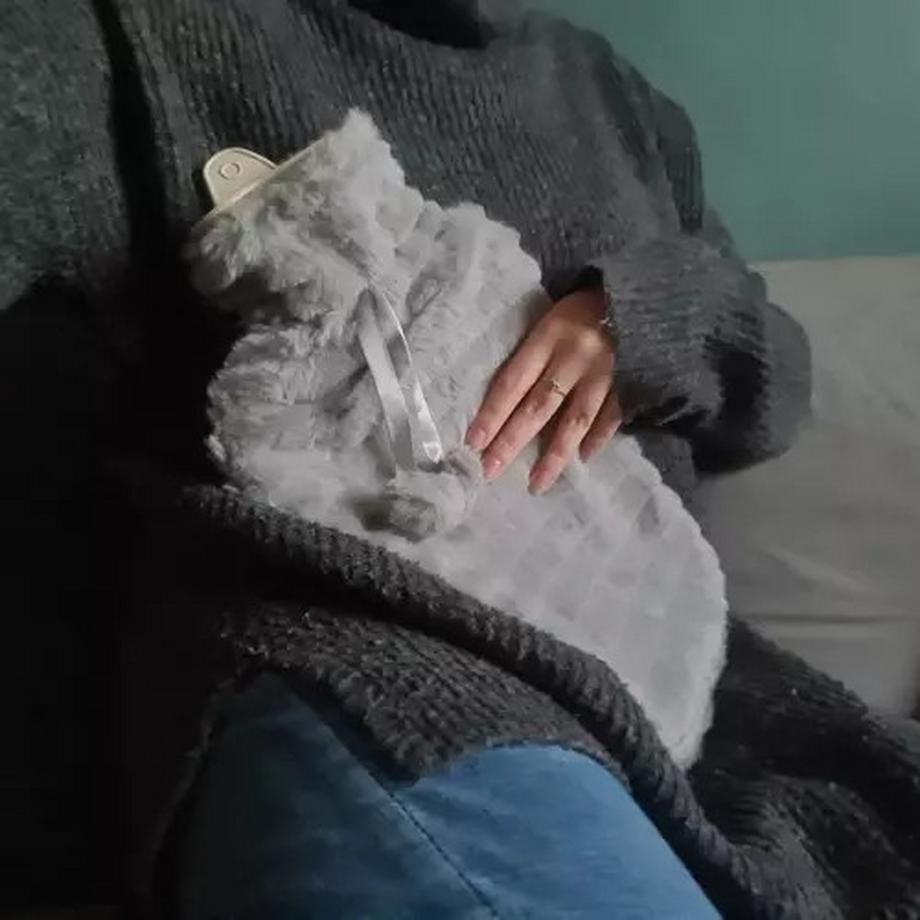 Ruhhy  Wärmflasche aus Gummi im Bezug 2000ml Ruhhy 19806 