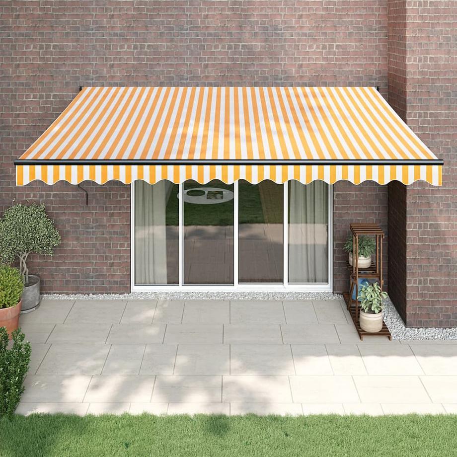 VidaXL tenda da sole retrattile Tessuto  