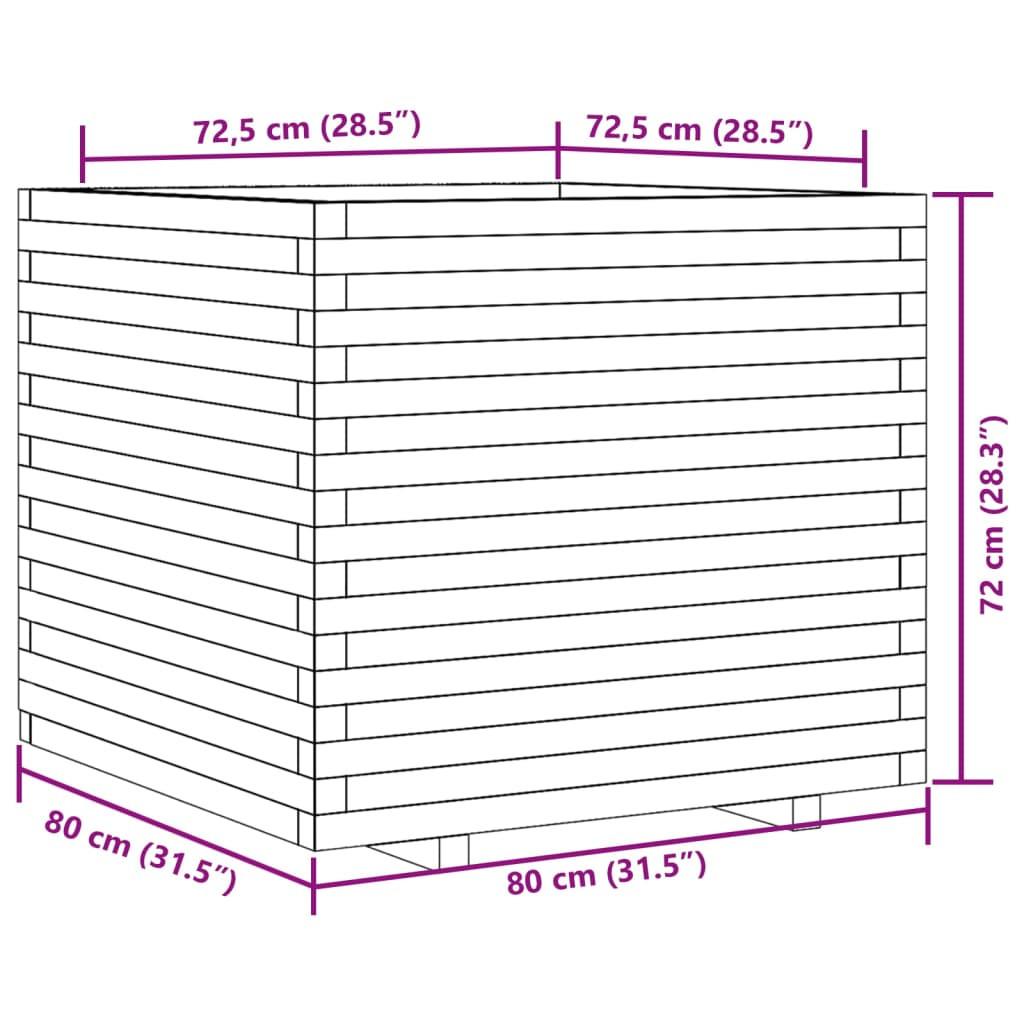 VidaXL Jardinière bois de pin  