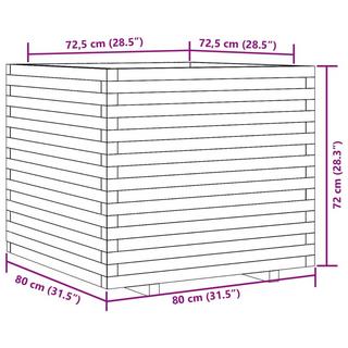 VidaXL Jardinière bois de pin  