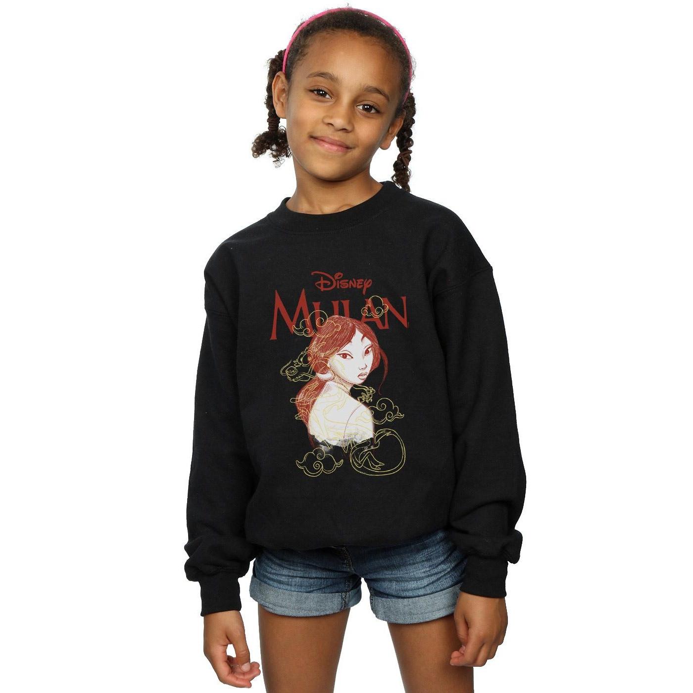 Disney  Mulan Dragon Sketch Sweatshirt 