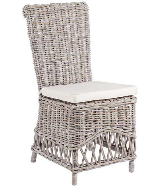 Image of Gartentuhl Rattan mit Kissen Warna Gartentuhl Rattan mit Kissen Warna
