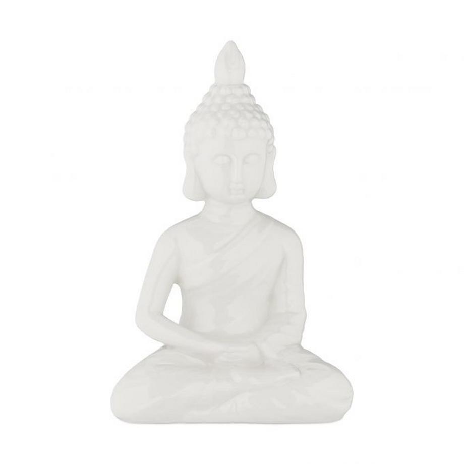 B2X  Weiße Buddha Figur 17 cm 