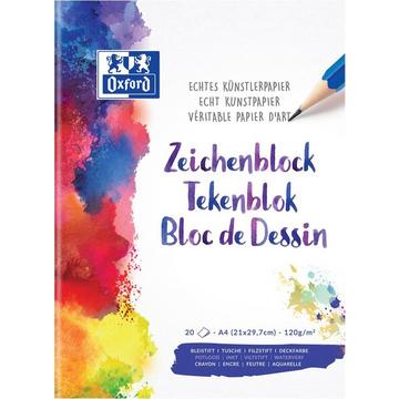 OXFORD Zeichenblock A4 100050321 blanko,90g 20 Blatt