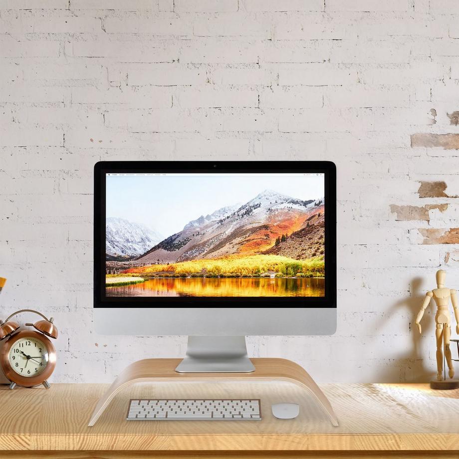 B2X  Monitorständer Bambus gebogen 