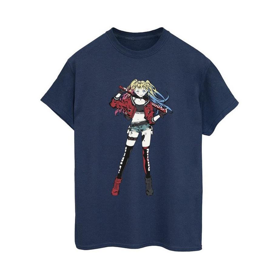 DC COMICS Harley Quinn T-Shirt Style Anime  