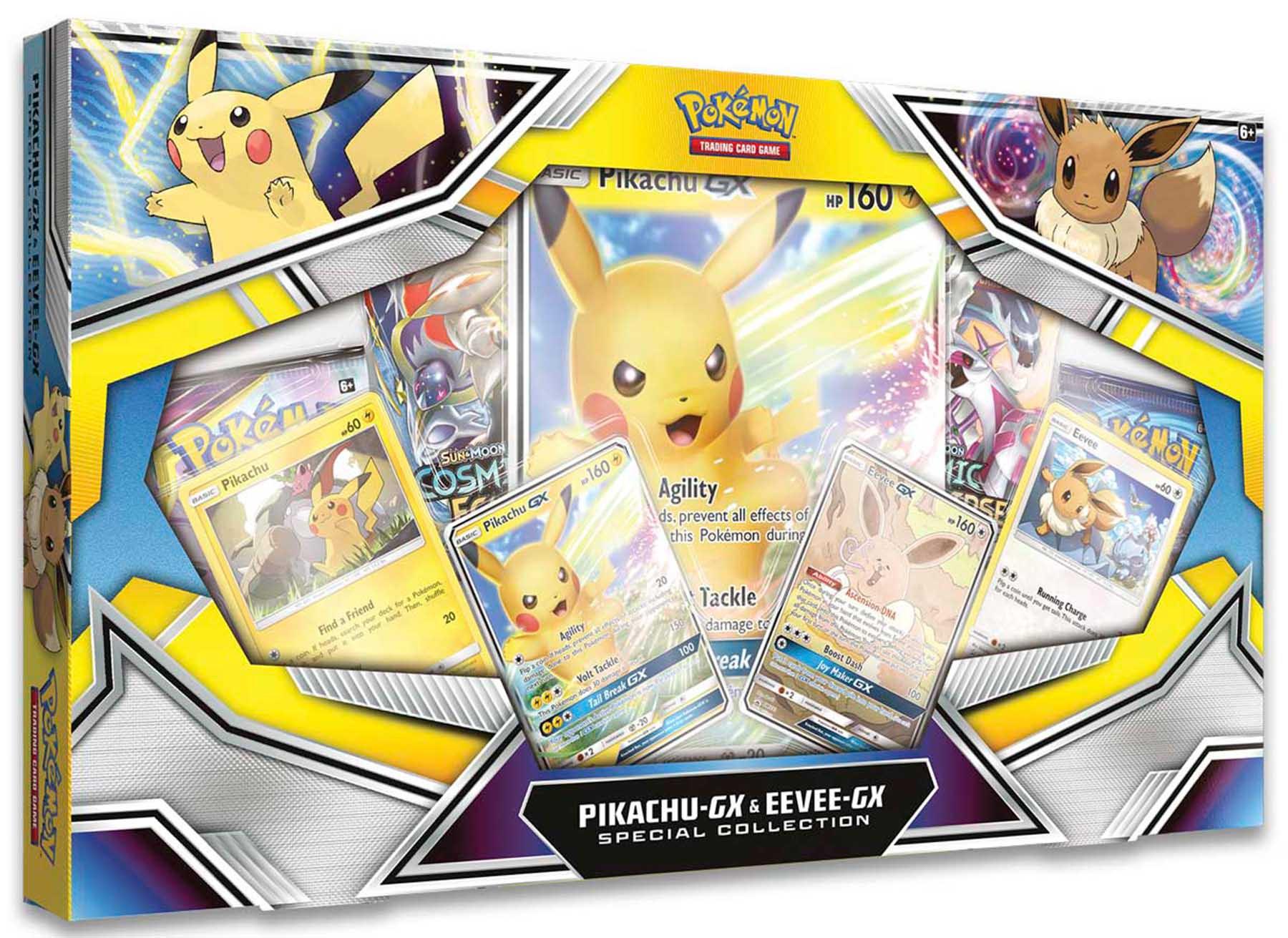 Pokémon  Pikachu GX & Evoli GX Collection Box 