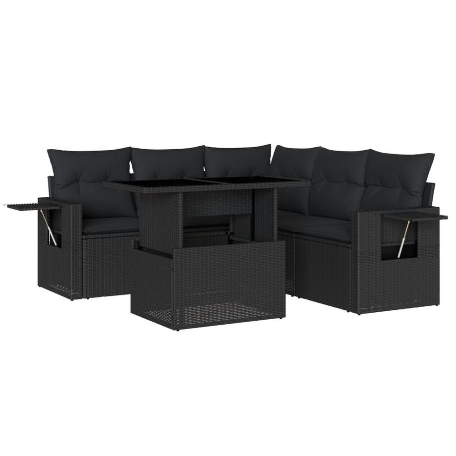 Ensemble de canapés de jardin rotin synthétique