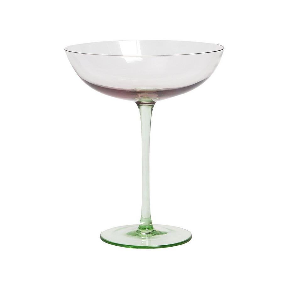 Beliani Martini Gläser im 4er Set aus Glas Retro DIOPSIDE  