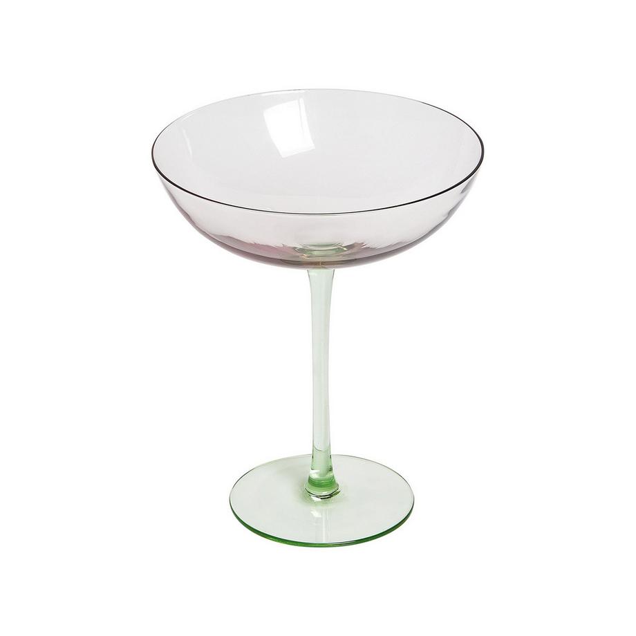 Beliani Martini Gläser im 4er Set aus Glas Retro DIOPSIDE  