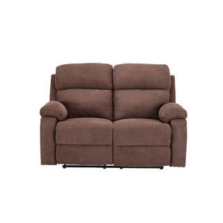 Vente-unique Relaxsofa 2-Sitzer - Stoff - Braun - TOLZANO  