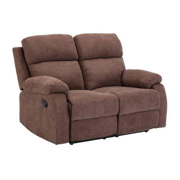 Relaxsofa 2-Sitzer - Stoff - Braun - TOLZANO