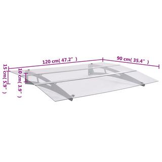 VidaXL Vordach polycarbonat  