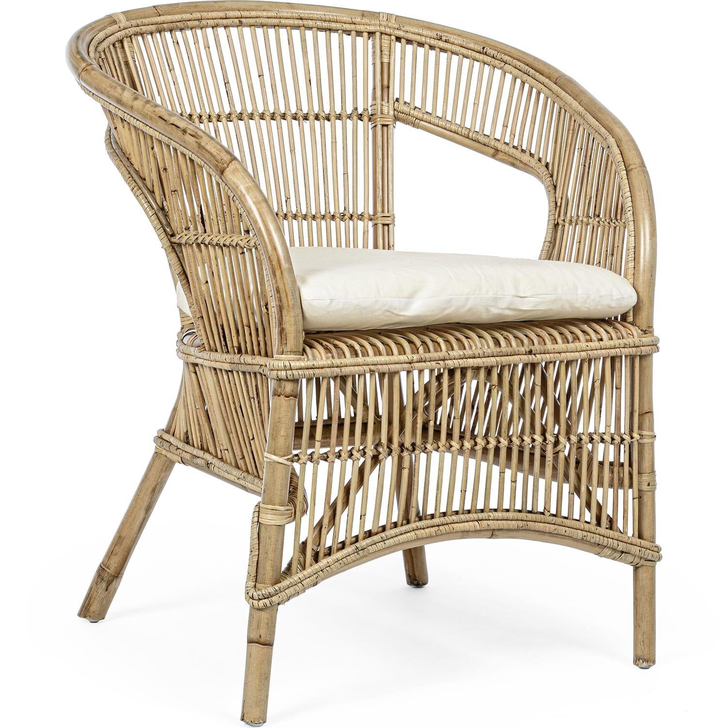 Image of Sessel Consuelo mit Kissen Natur Sessel Consuelo mit Kissen Natur