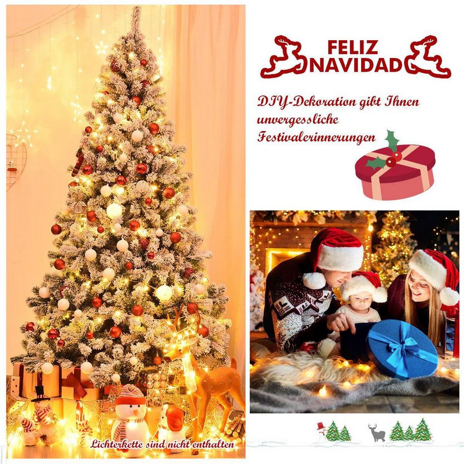 Northix Sapin de Noël artificiel enneigé  