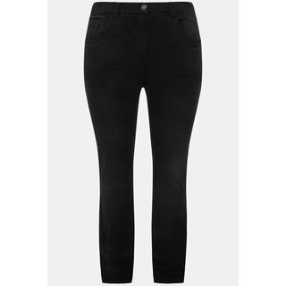 Studio Untold  Skinny jeans con pieghe, cinque tasche e cintura elastica 