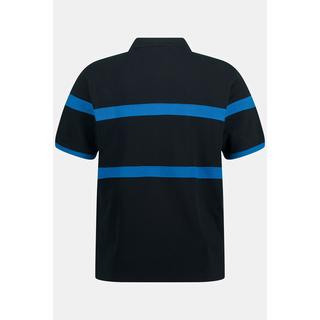 Sthuge  Maglia polo in piqué a righe con mezze maniche, disponibile fino alla tg. 8 XL 