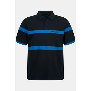 Sthuge  Maglia polo in piqué a righe con mezze maniche, disponibile fino alla tg. 8 XL 