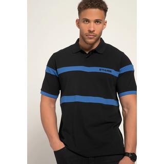 Sthuge  Maglia polo in piqué a righe con mezze maniche, disponibile fino alla tg. 8 XL 