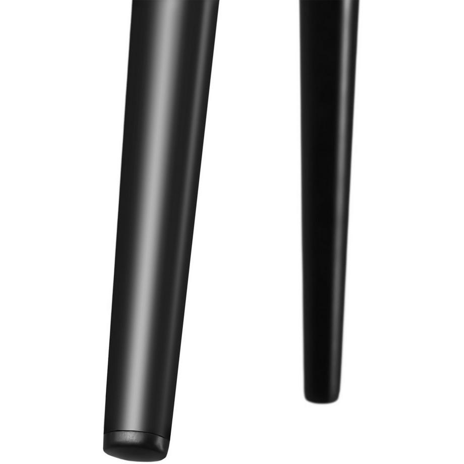 Tectake Esszimmerstuhl Marilyn gepolstert, in Samtoptik, gesteppt durchgehende Lehne  