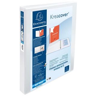 Exacompta Classeur PP personnalisable Kreacover - 4 anneaux en D 30mm - A4 maxi - x 10  