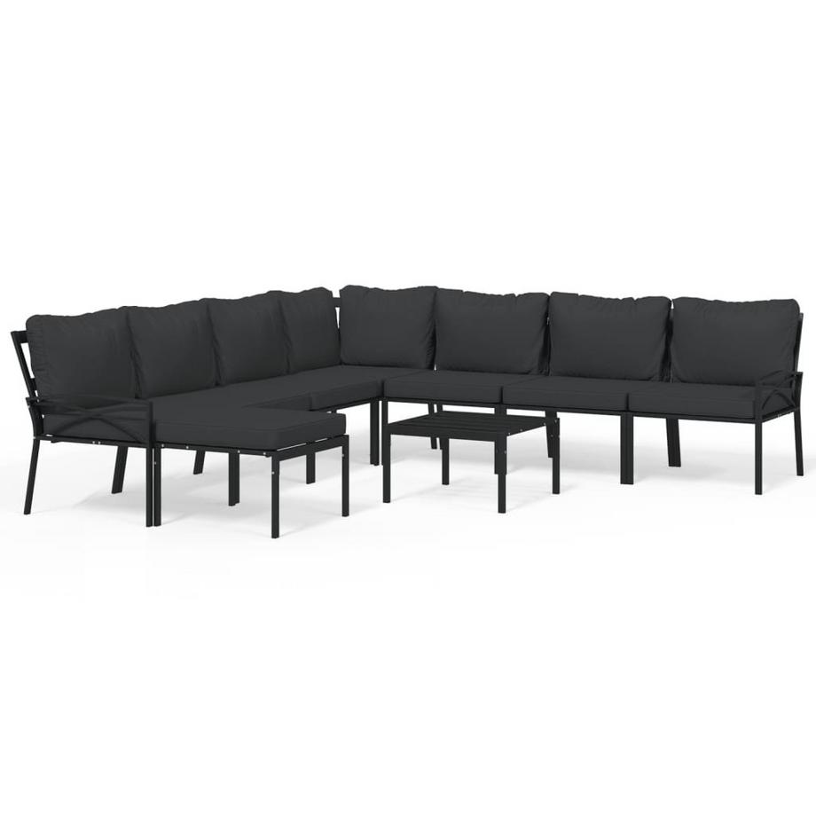 set mobili da giardino Acciaio