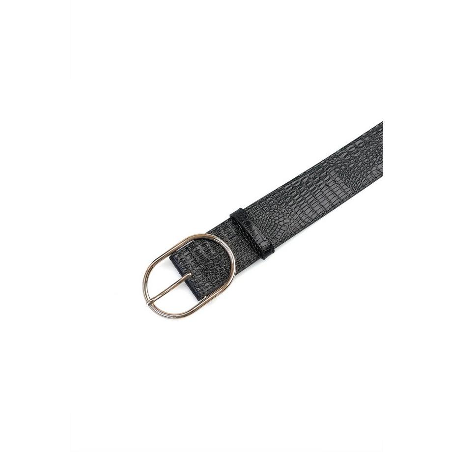 AVANT-GARDE PARIS  Ceinture en cuir chic imprimé serpent 