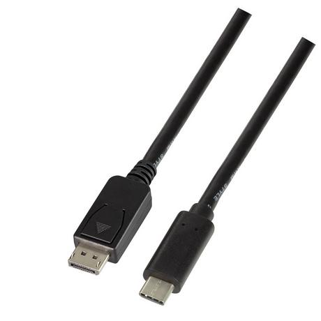 LogiLink  USB-C -> DisplayPort 1.2 1,8 m 