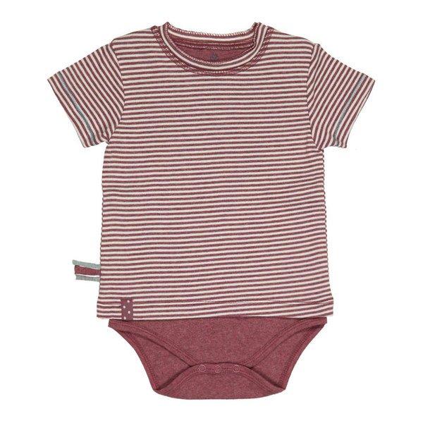 Image of Kurzarm-bodyshirt Unisex Bordeaux 0-3M