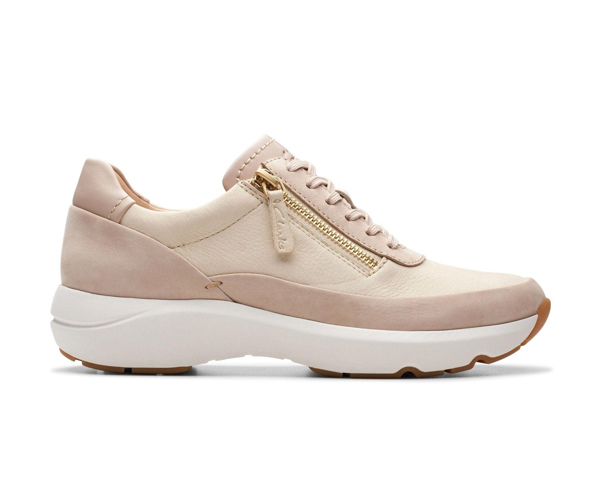 Image of Tivoli Zip - Leder Sneaker Damen Beige 39.5